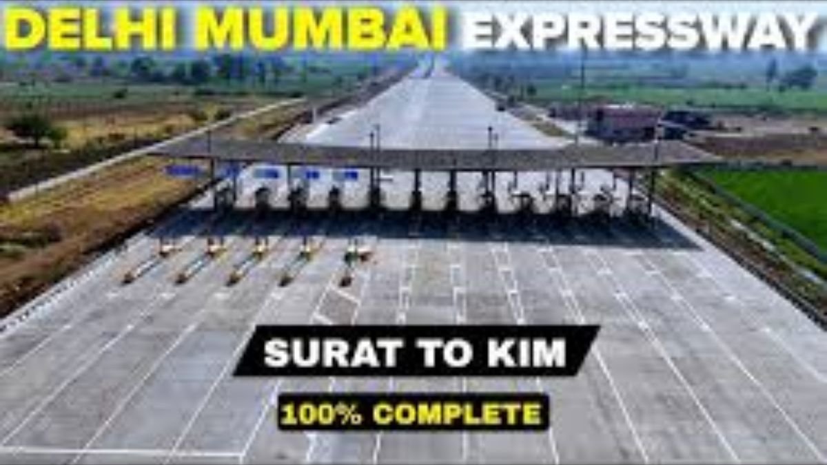 Delhi Mumbai Expressway in Gujarat