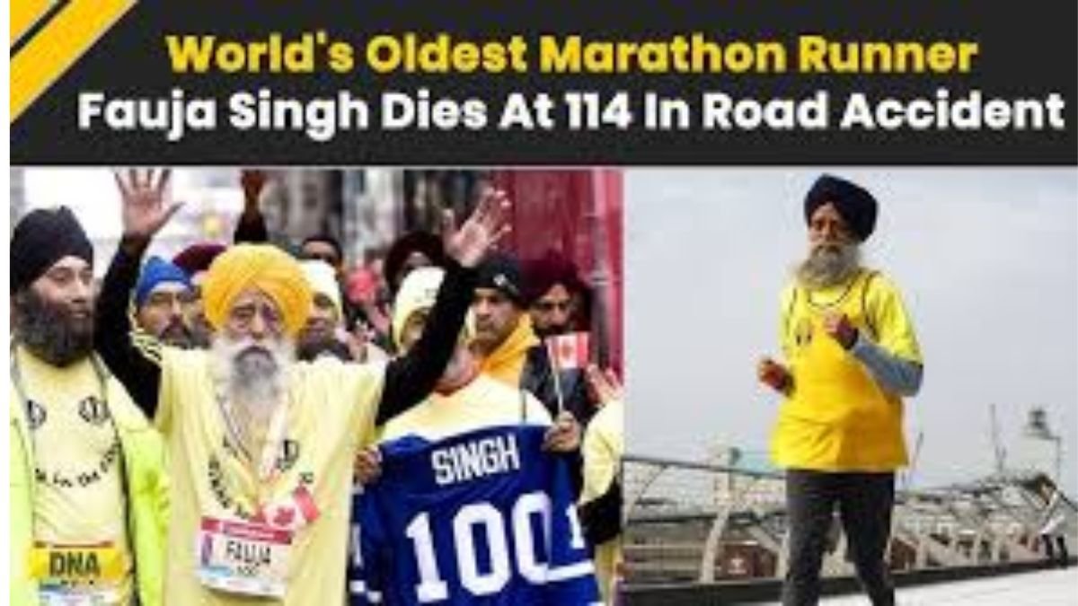 World;s oldest marathon runner died in a road accident