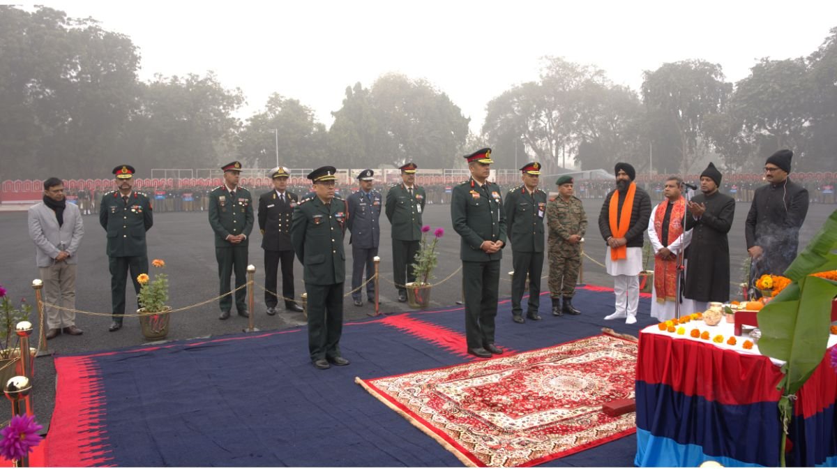 एन.सी.सी. महानिदेशक ने किया कैडेटों का स्वागत